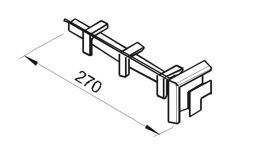 vinyCom Eckverbinder weiß