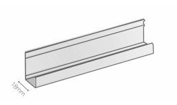 Starterleiste senkrecht Basaltgrau 6m