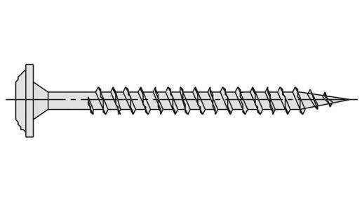 Fassadenschrauben V2A Torx 4×40mm