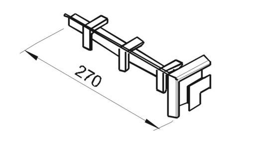 vinyCom Eckverbinder weiß