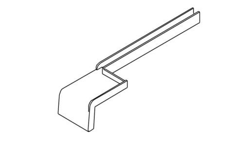 vinyCom Fensterbankendstück rechts weiß