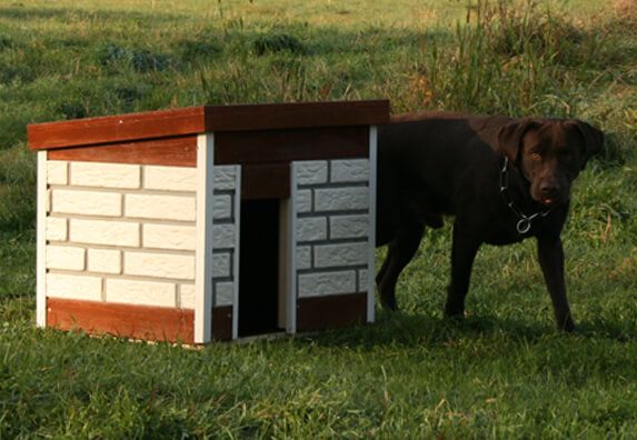 Hundehütte mit der Zierer Klinkerfassade